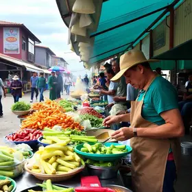 Gastronomia na Feira Livre de Arapiraca